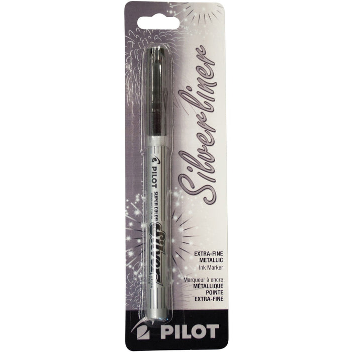 Pilot Super Color Marker - Silver Ink - 1 Each