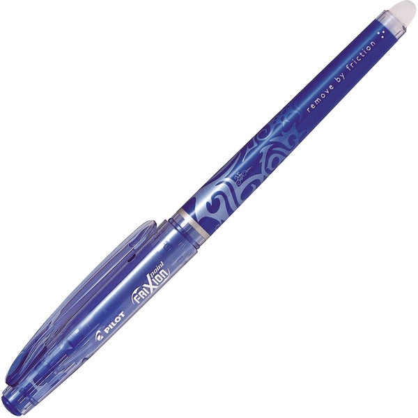 FriXion Rollerball Pen - 0.5 mm (0.02") Medium Needle Pen Point - Refillable - Blue Ink - Gel-based - 1 Each