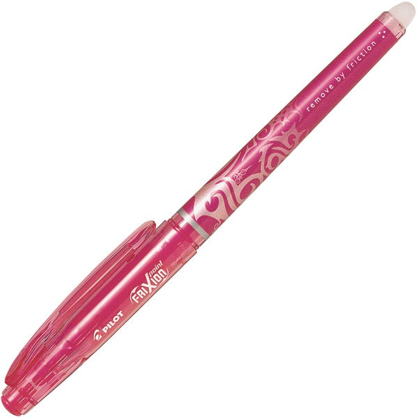 FriXion Rollerball Pen - 0.5 mm (0.02") Medium Needle Pen Point - Refillable - Pink Ink - Gel-based - 1 Each