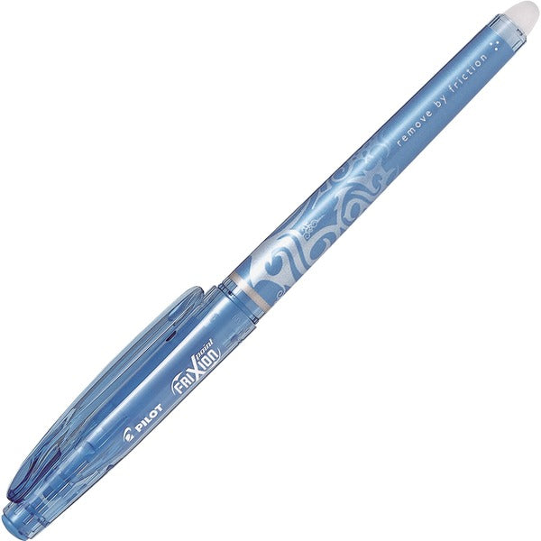 FriXion Rollerball Pen - 0.5 mm (0.02") Medium Needle Pen Point - Refillable - Turquoise Ink - Gel-based - 1 Each