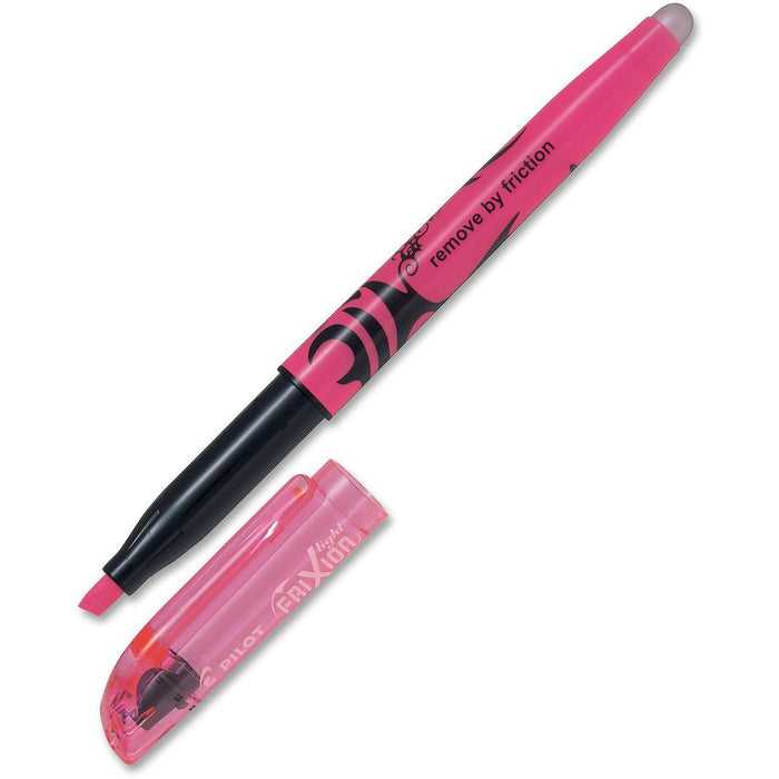 FriXion Light Erasable Highlighter - Erasable - Pink Ink - Pink Barrel - 1 Each