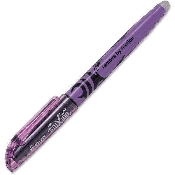 FriXion Light Erasable Highlighter - Chisel Marker Point - Purple Ink - Thermosensitive Gel Ink - Purple Barrel - Rubber Tip - 1 Each