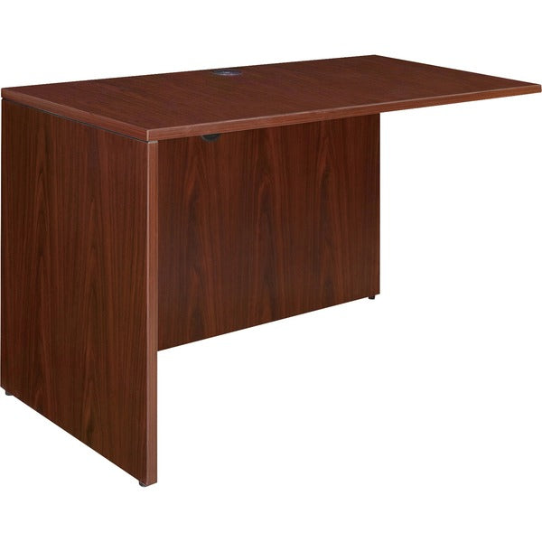 Lorell Essentials Series Return Shell - 29.5" (749.30 mm) Height x 41.6" (1057.27 mm) Width x 23.6" (600.07 mm) Depth - Finish: Laminate, Mahogany - Leveling Glide - 1 Each
