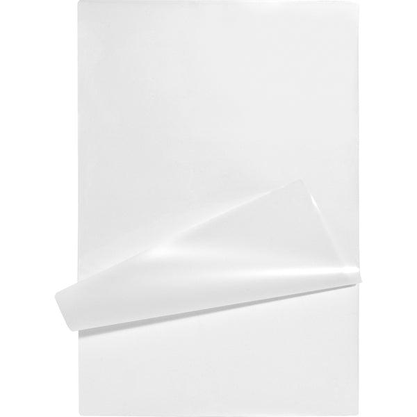 Business Source 5 mil Menu-size Laminating Pouches - Laminating Pouch/Sheet Size: 12.13" (307.98 mm) Width x 18" (457.20 mm) Length x 5 mil (0.13 mm) Thickness - for Document, ID Badge, Photo, Recipe, Recipe Card - Pre-trimmed - Clear - 50 / Box