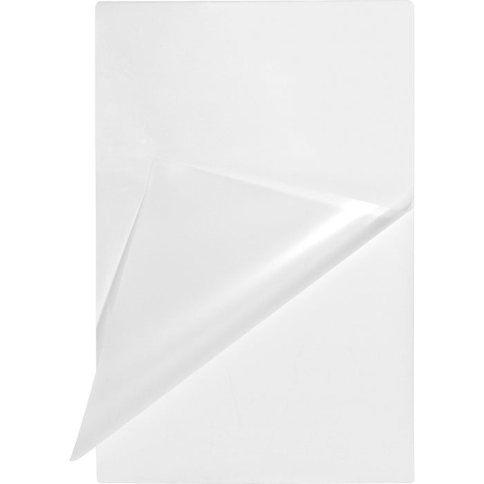 Business Source 5 mil Menu Laminating Pouches - Laminating Pouch/Sheet Size: 11.50" (292.10 mm) Width x 17.50" (444.50 mm) Length x 5 mil (0.13 mm) Thickness - for Menu, Document, Photo, Recipe Card - Clear - 100 / Box