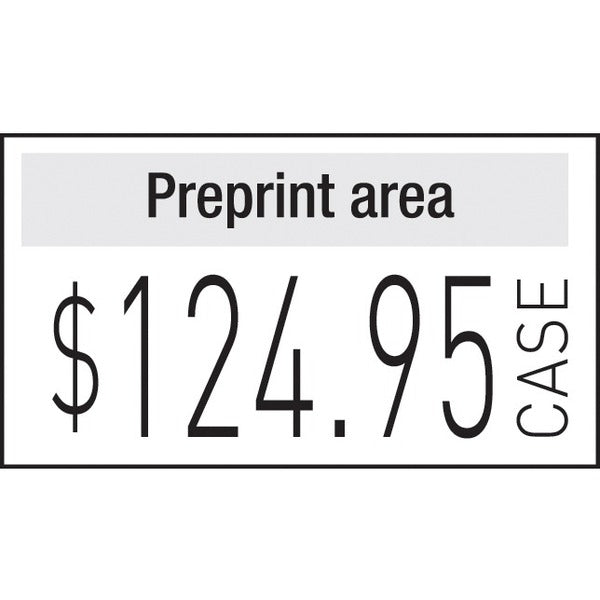 Avery&reg; 1131 Fastening Gun Labels - 0.78" Width 0.44" Length - Permanent Adhesive - Rectangle - White - 2500 labels per roll, 8 rolls per package