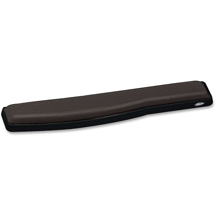 Fellowes 9374201 Keyboard Wrist Rest - 1" (25.40 mm) Height x 19.21" (488 mm) Width x 3.46" (88 mm) Depth - Graphite - Gel, Polyester - 1