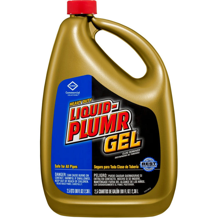 Liquid-Plumr Drain Cleaner - For Plastic Pipe, Septic Tank, Disposal - 2.30 L - Heavy Duty - 1 Each
