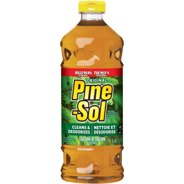 Pine-Sol Surface Cleaner - For Hard Surface, Nonporous Surface - 47 fl oz (1.5 quart) - Pine Fresh Scent - 1 Each - Disinfectant, Odor Neutralizer, Heavy Duty