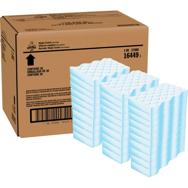 Mr. Clean Extra Durable Magic Eraser Cleaning Pads - For Wall, Floor, Baseboard, Blinds, Door, Stove Top, Refrigerator, Switch Plate - Pad - Recommended For: Dirt Remover, Scuff Mark Remover, Grease Remover, Soap Scum Remover - Disposable, Chemical-free -