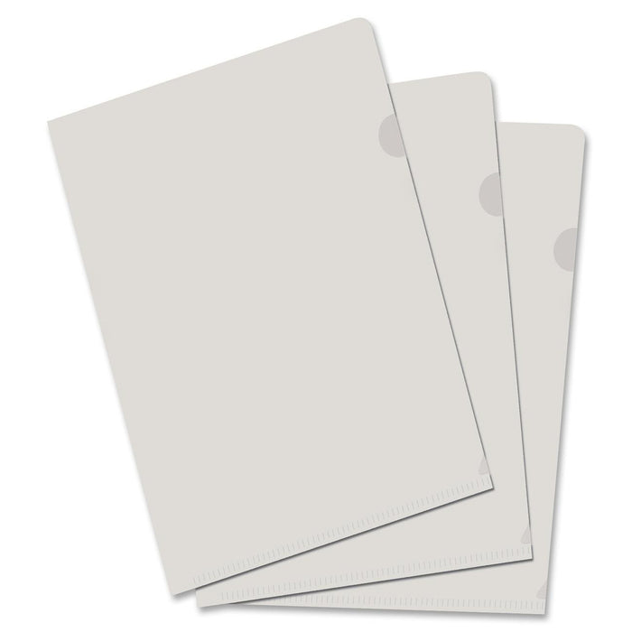 Filemode Tabloid No Project File - 11" (279.40 mm) x 17" (431.80 mm) - Poly - Clear - Thumb Hole, Acid-free, Non-stick, Moisture Resistant, Translucent, Spill Resistant - 10 / Pack