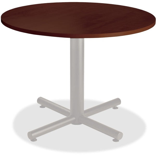 Heartwood HDL Innovations Round Meeting Tables - x 1" (25.40 mm) Thickness x 41.5" (1054.10 mm) Diameter - Material: Particleboard - Finish: Evening Zen, Laminate - Water Resistant, Scratch Resistant, Dent Resistant, Fire Resistant - 1 Each