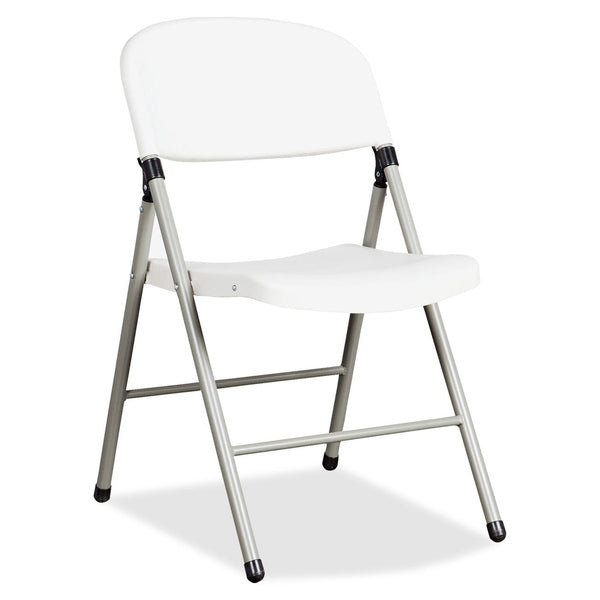 Heartwood Toughlite TLT-FC6 Folding Chairs - 6/CT - Polyethylene Seat Material - Powder Coated Frame Color - Steel Frame Material - Four-legged Base - 6 / Carton
