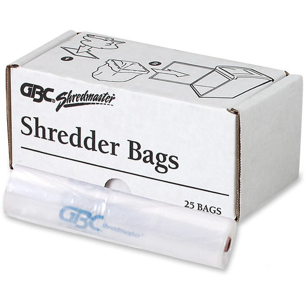 Swingline Shredder Bag - 71.92 L - Poly - Clear - 25 / Box