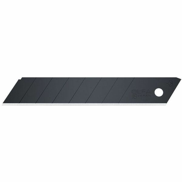 Olfa 10 ultra sharp heavy-duty blades in a plastic case. Blister packed - Heavy Duty - Black - 10 Blister Pack
