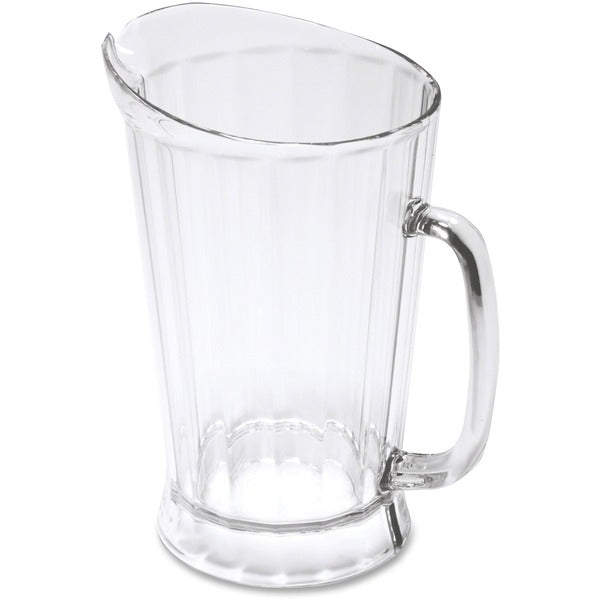 Rubbermaid 3334 Bouncer II Pitcher - Dishwasher Safe - Clear - Polycarbonate Body - 1 Each