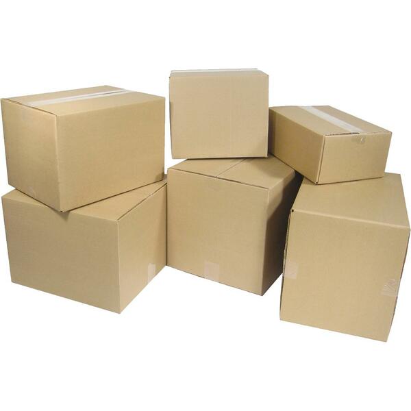 Crownhill Shipping Box - External Dimensions: 12" (304.80 mm) Width x 12" (304.80 mm) Depth x 12" (304.80 mm) Height - 200 lb (90718.47 g) - Kraft - For Multipurpose - Recycled - 10 / Pack