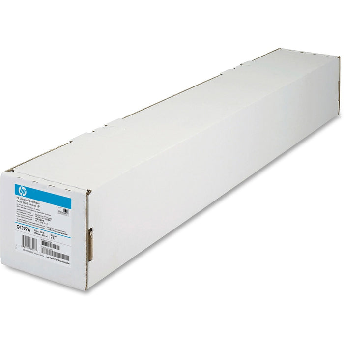 HP Universal Bond Paper - 110 Brightness - 90% Opacity - 36" (914.40 mm) x 150 ft (45.72 m) - 21 lb (9525.44 g) Basis Weight - Matte - Flexible - White - 1 Roll