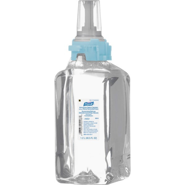 PURELL&reg; Hand Sanitizer Foam Refill - Fragrance-free Scent - 1.20 L - Kill Germs - Hand - Clear - Dye-free, Fragrance-free - 1 Each