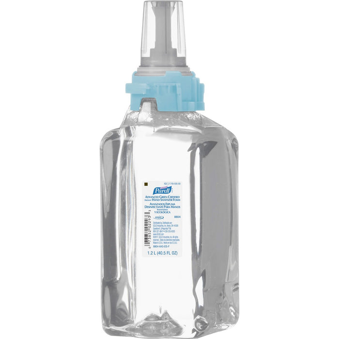 PURELL&reg; Hand Sanitizer Foam Refill - Fragrance-free Scent - 1.20 L - Kill Germs - Hand - Clear - Dye-free, Fragrance-free - 1 Each