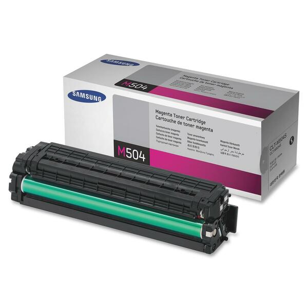 Samsung CLT-M504S Toner Cartridge - Laser - 1800 Pages - Magenta - 1 Each