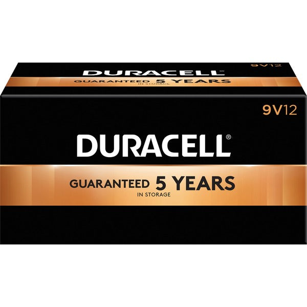 Duracell CopperTop General Purpose Battery - For Multipurpose - 9V - 9 V DCsapceShelf Life - 12 / Box