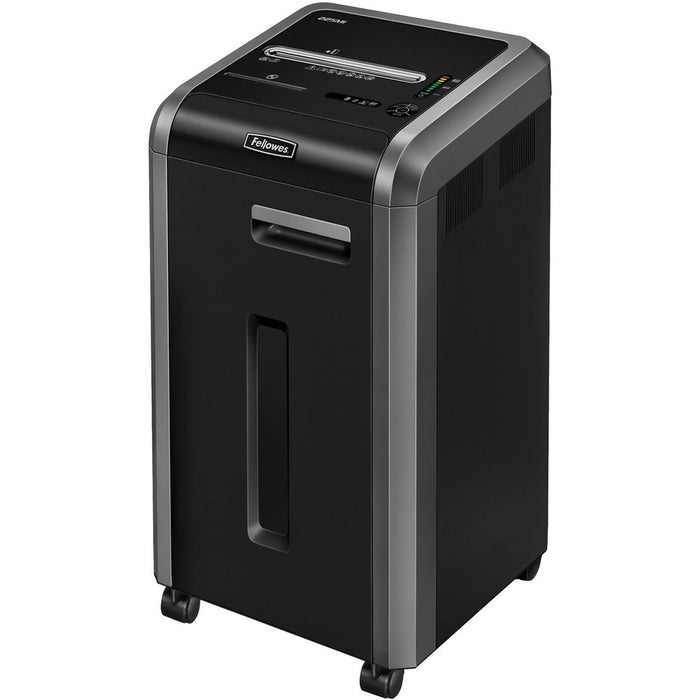 Fellowes Microshred 225Mi 100% Jam Proof Micro-Cut Shredder - Continuous Shredder - Micro Cut - 16 Per Pass - for shredding Staples, Credit Card, CD, DVD, Paper Clip, Junk Mail, Paper - 0.1" (1.98 mm) x 0.5" (11.91 mm) Shred Size - P-5 - 2.80 in/s (71.12