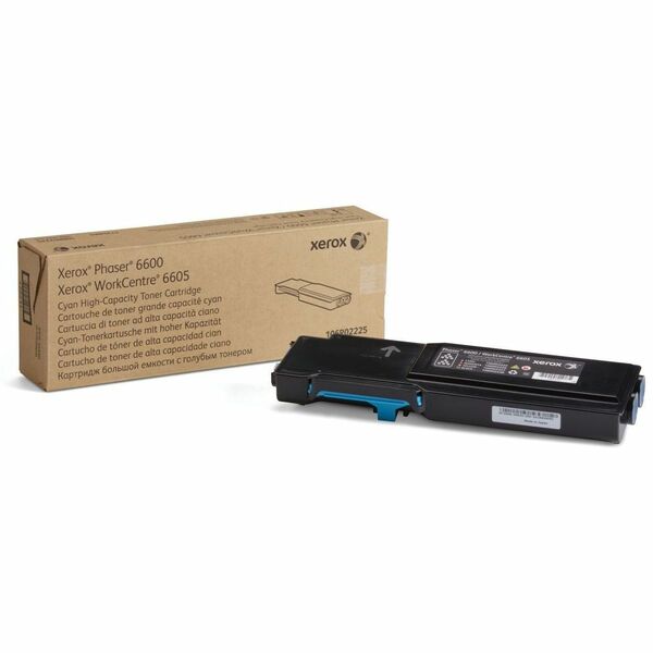 Xerox Original Toner Cartridge - Laser - High Yield - 6000 Pages - Cyan - 1 Each