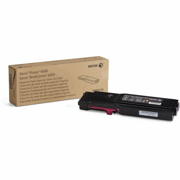 Xerox Toner Cartridge - Laser - High Yield - 6000 Pages - Magenta - 1 Each