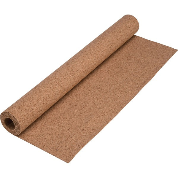 Lorell Natural Cork Roll - 48" (1219.20 mm) Board Height x 24" (609.60 mm) Board Width - Brown Cork Surface - 1 Each