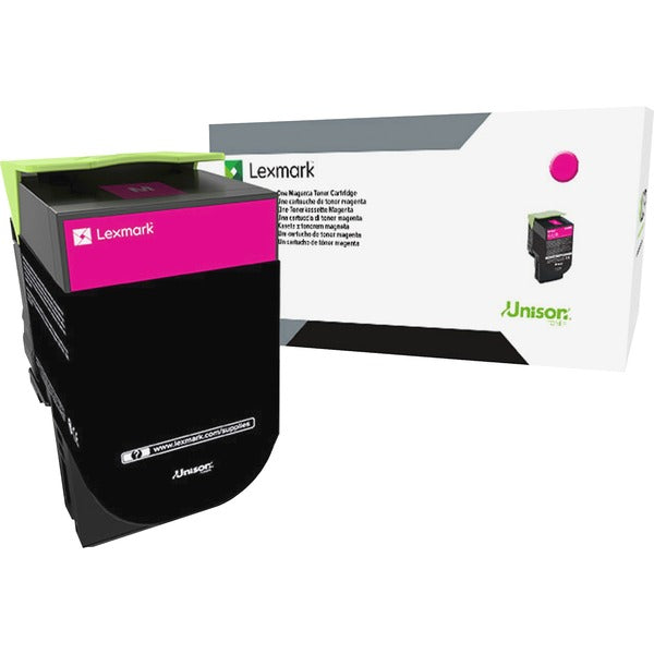 Lexmark Unison 800S3 Standard Yield Laser Toner Cartridge - Magenta - 1 Each - 2000 páginas magenta.