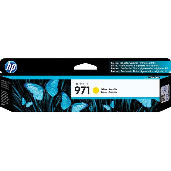 HP 971 (CN624AM) Original Standard Yield Inkjet Ink Cartridge - Single Pack - Yellow - 1 Each - 2500 Pages