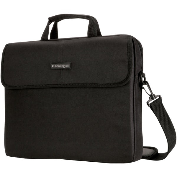 Kensington Simply Portable SP10 Carrying Case (Sleeve) for 15.6" Notebook - Black - Drop Resistant, Damage Resistant, Scratch Resistant - Neoprene Body - Fleece Interior Material - Shoulder Strap, Handle - 12.01" (305 mm) Height x 15.94" (405 mm) Width x