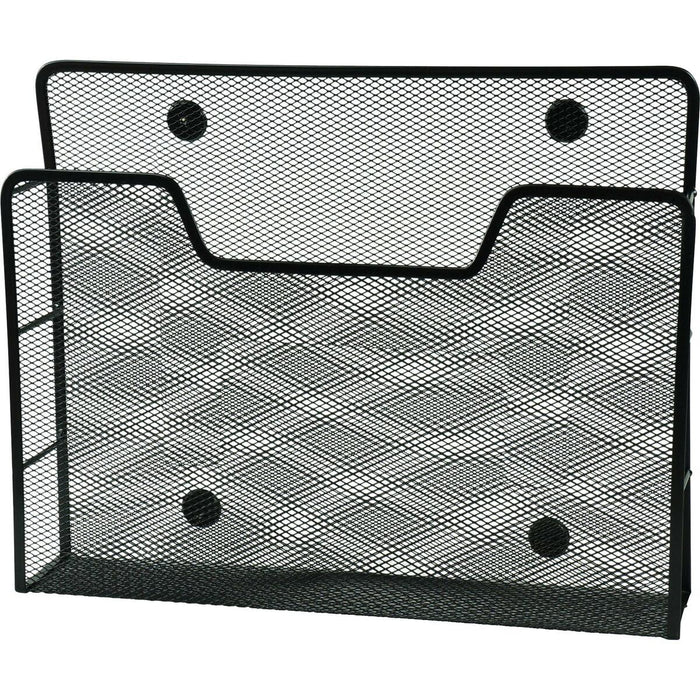 Winnable Wall Pocket - 1 Pocket(s) - 12" (304.80 mm) Height x 9.3" (234.95 mm) Width x 2.5" (63.50 mm) Depth - Magnetic - Black - 1 Each