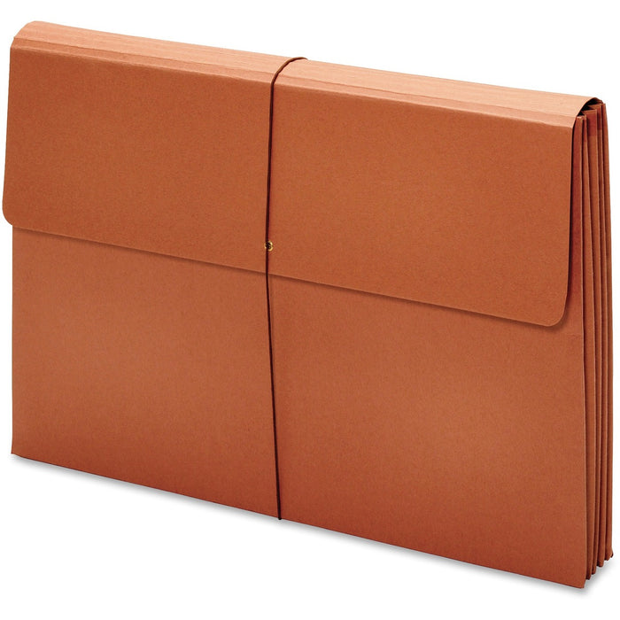 Pendaflex Tabloid Yes File Wallet - 11" (279.40 mm) x 17" (431.80 mm) - 875 Sheets Capacity - 3 1/2" (88.90 mm) Expansion - 19 pt. (6.69 mm) - Brown - Heavy Duty, Elastic Closure, Durable, Reinforced Gusset - 10% Recycled - 1 Each