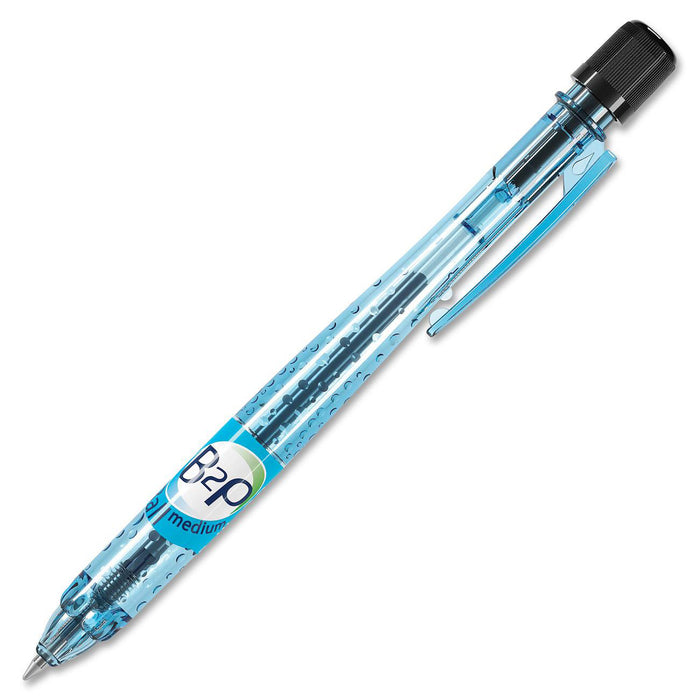 Pilot B2P Recycled Retractable Ballpoint Pen - Retractable - Black Ink - Oil Based - Translucent Barrel - 1 Each