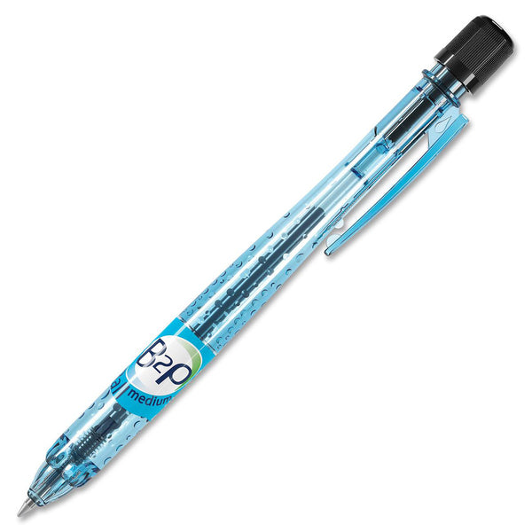 Pilot B2P Recycled Retractable Ballpoint Pen - 0.7 mm (0.03") Pen Point - Retractable - Black Ink - Oil Based - Translucent Barrel - 1 Each