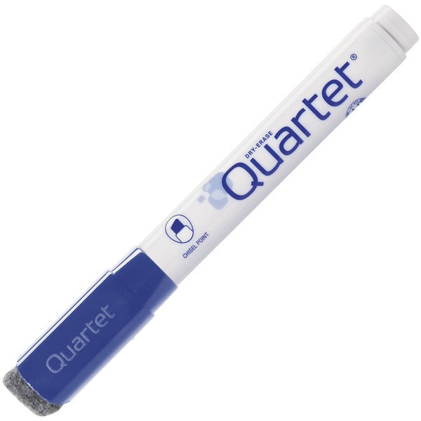 Quartet DryGuard™ Dry Erase Marker - Chisel Tip - Blue - 12 / Box - Chisel Marker Point - Assorted Ink - Blue Barrel - 1 Each