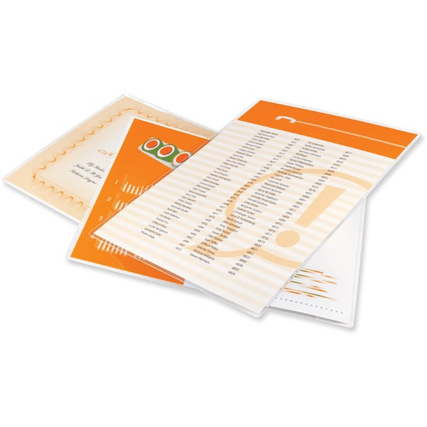 Swingline Laminating Pouch - Laminating Pouch/Sheet Size: 9" (228.60 mm) Width x 11.50" (292.10 mm) Length x 3 mil (0.08 mm) Thickness - for Document, Letter, Photo, Certificate - Easy to Clean, Rip Resistant, Spill Resistant, Tear Resistant - Clear - 100