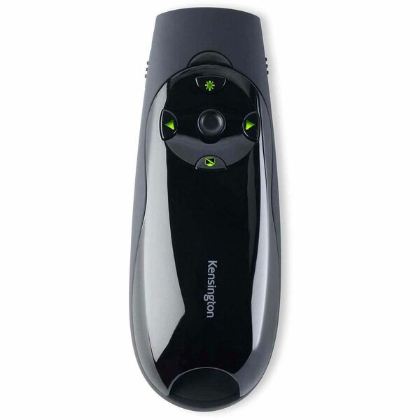 Kensington Green Laser Presenter Expert - Laser - Wireless - 164.04 ft (50000 mm) - Radio Frequency - 2.40 GHz - Black - USB - 4 Button(s) - 1 Each