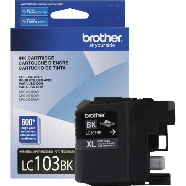 Brother Innobella Original Ink Cartridge - Inkjet - High Yield - 600 Pages - Black - 1 Each