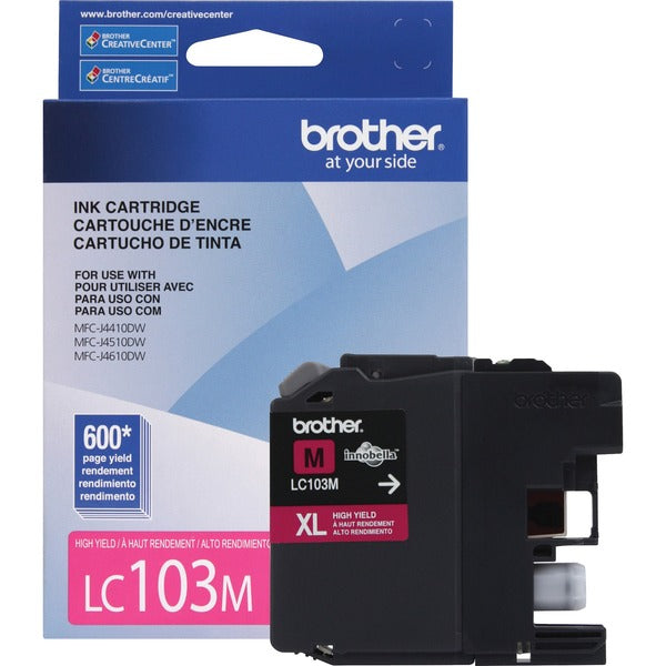 Brother Innobella Original Ink Cartridge - Inkjet - High Yield - 600 Pages - Magenta - 1 Each