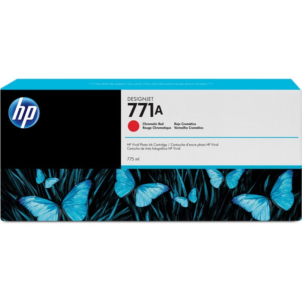 HP 771A (B6Y16A) Original Inkjet Ink Cartridge - Single Pack - Red - 1 Each - Inkjet - 1 Each