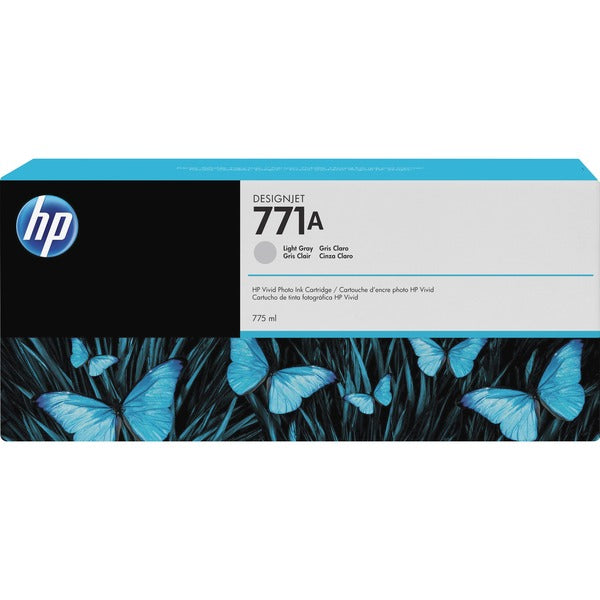 HP 771A (B6Y22A) Original Inkjet Ink Cartridge - Single Pack - Light Gray - 1 Each - Inkjet - 1 Each