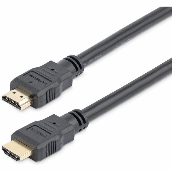 StarTech.com 6ft (2m) HDMI Cable, 4K High Speed HDMI Cable with Ethernet, Ultra HD 4K 30Hz Video, HDMI 1.4 Cable, HDMI Monitor Cord, Black - 6ft High Speed HDMI Cable with Ethernet; 10.2 Gbps bandwidth; 4K video (3840x2160 30Hz) - Ultra HD HDMI 1.4 cable