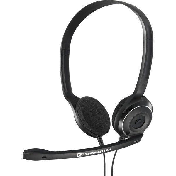Sennheiser PC 8 USB Headset - Stereo - USB - Wired - 32 Ohm - 42 Hz to 17 kHz - Over-the-head - Binaural - Supra-aural - 6.6 ft (2 m) Cable - Noise Cancelling, Uni-directional Microphone - Black