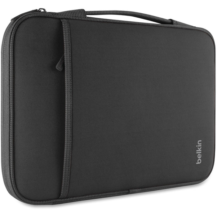 Belkin Carrying Case (Sleeve) for 13" Notebook - Black - Scratch Resistant Interior, Impact Resistant Interior - Neopro Exterior Material - Fleece Interior Material - Handle - 8.90" (226.06 mm) Height x 12.80" (325.12 mm) Width x 0.95" (24.13 mm) Depth -