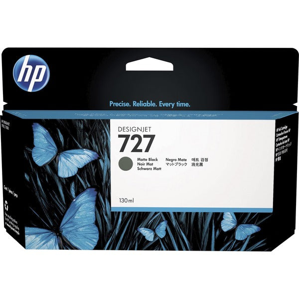 HP 727 (B3P22A) Original Standard Yield Inkjet Ink Cartridge - Matte Black - 1 Each - Inkjet - Standard Yield - 1 Each