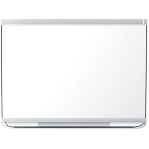 Quartet Prestige 2 Porcelain Magnetic Whiteboard, Aluminum Finish Frame, 4? x 3? - 36" (914.40 mm) Height x 48" (1219.20 mm) Width - White Porcelain Surface - Durable, Ghost Resistant, Stain Resistant, Magnetic, Dent Resistant, Scratch Resistant, Recyclab