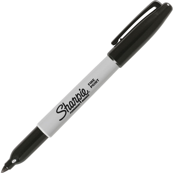 Sharpie Fine Point Permanent Ink Marker - Black Ink - Alcohol Based - 1 Each
